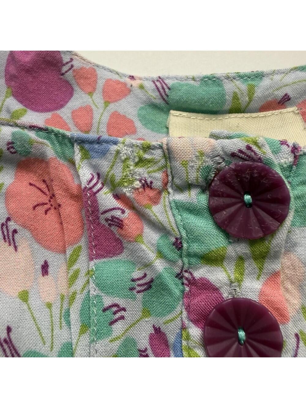 Matilda Jane Girls Dress Size 4 Floral Scallop Hem Flutter Sleeve Boutique - Picture 5 of 8